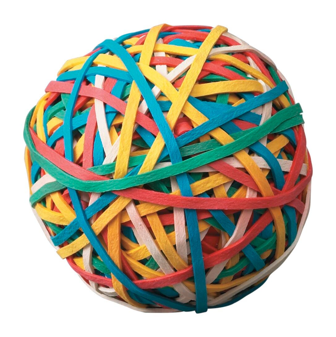 RUBBER BAND BALL - SCHOOL SMART