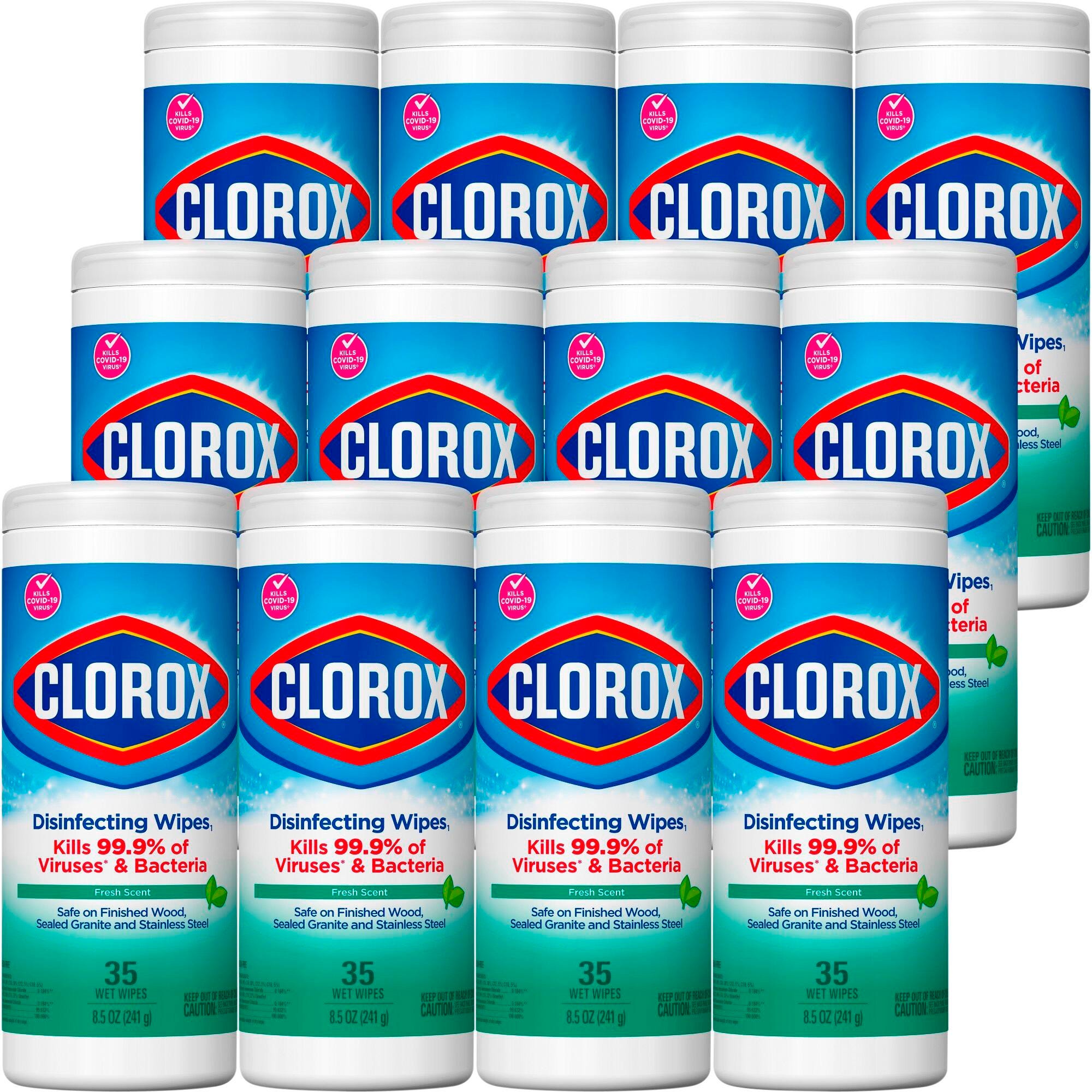 WIPES CLOROX DISINFECTING FRESH 35 CT CASE OF 12
