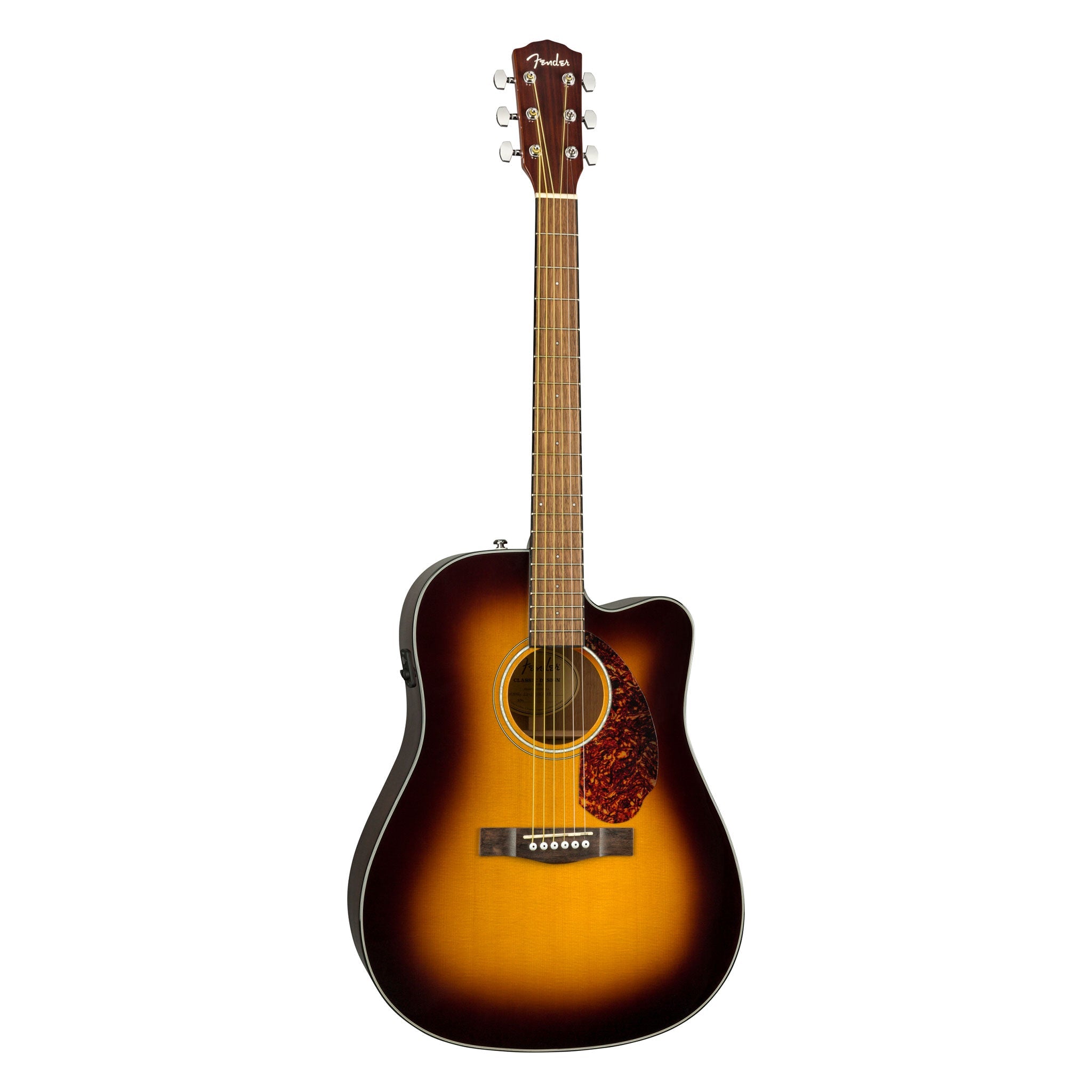 Fender CD140SCE cutaway electro-acoustic guitar - Sunburst