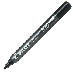 MARKER PEN PILOT SCA100F/400 B BLACK
