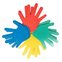 DS Floor Marker - Hands (Pack of 12) Multicolor