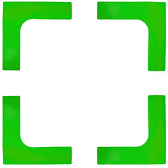 DS Floor Markers - Corners (Pack of 4) Multicolor