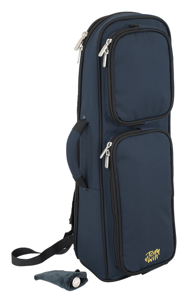 Tom & Will trumpet gig bag - Blue with blue interior