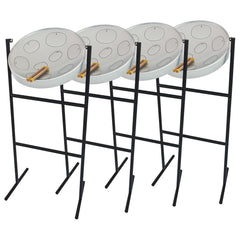 Pack of 4 Jumbie Jam steel pans - Grey
