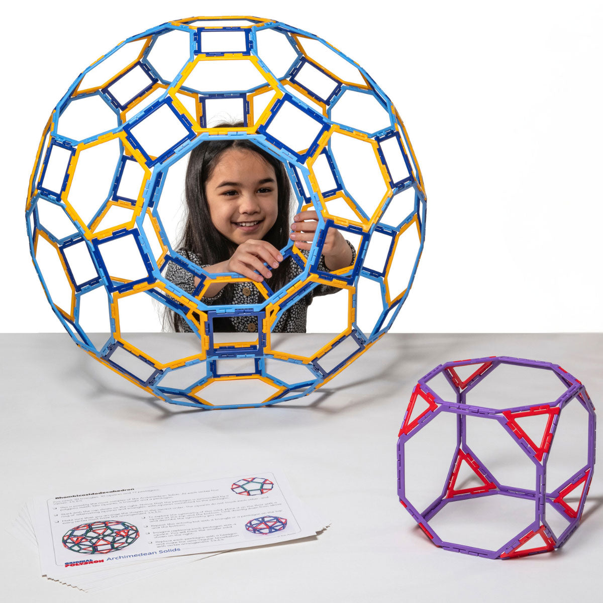 Polydron Frameworks Archimedean Solids Standard Set