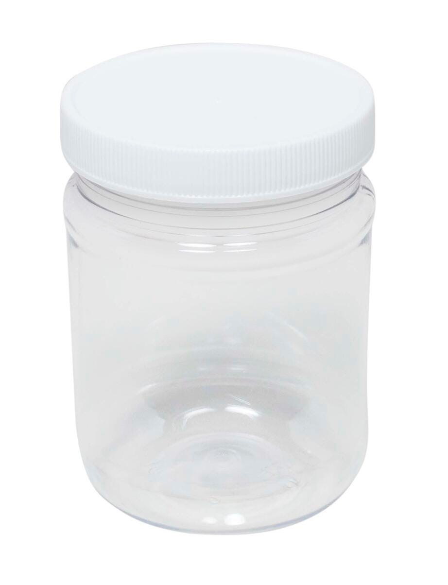 JAR UNBREAKABLE 4 OZ.CLEAR W/LID