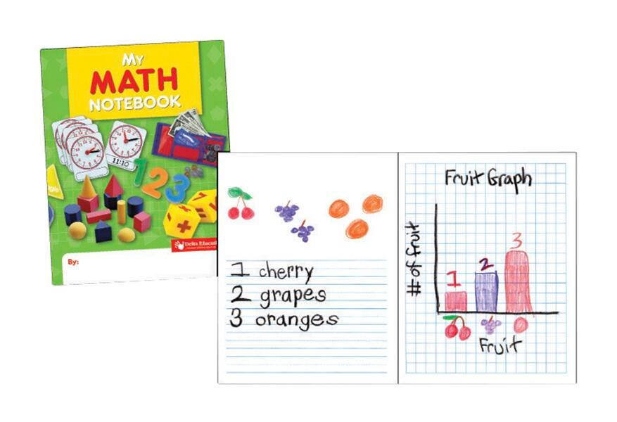 NOTEBOOK MY MATH GR K-2 10/PK