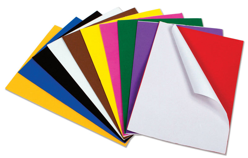 SCO FOAM SHEETS A4 ASSORTED 10PCS -Min Qty 12