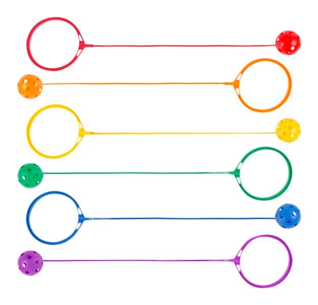 SWING BALL ASSORTED COLORS - SET OF 6