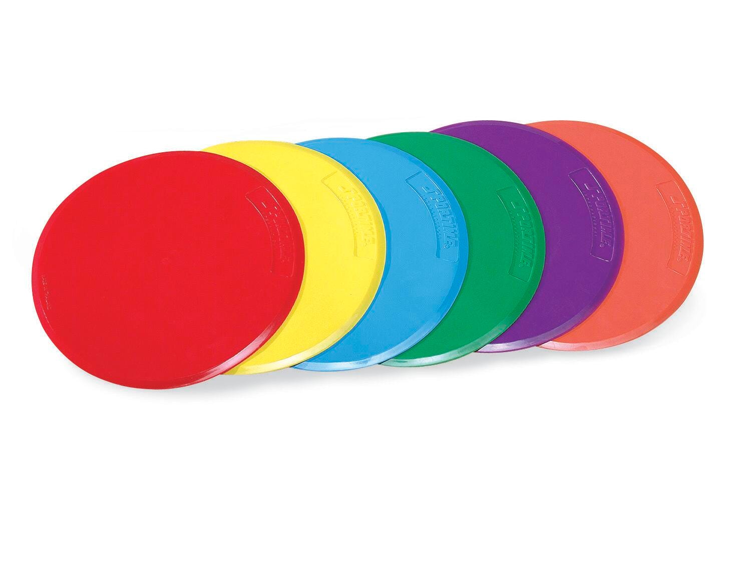 SPOT MARKERS UTILITY/SEQUENCING 10 INCH - SPORTIME- SET OF 6