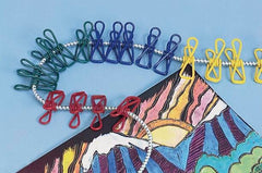 DRYING LINE ART W/SPRING CLIPS