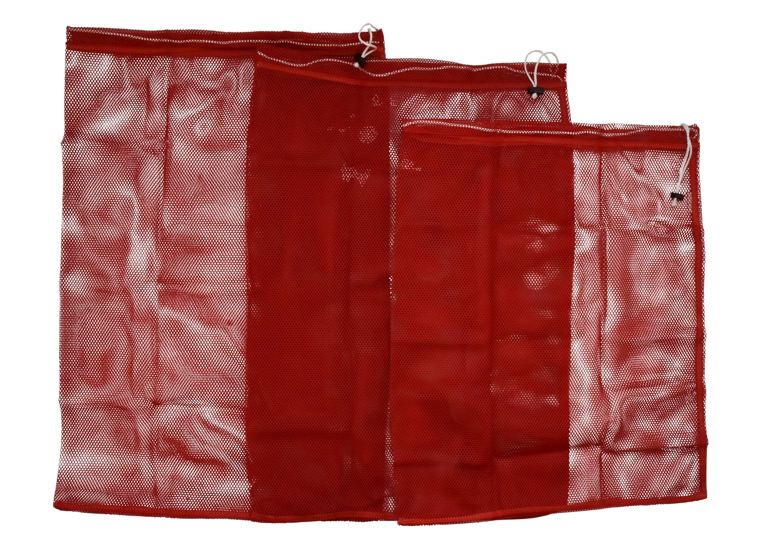 BAG MESH 24X34 RED EACH