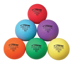 SPORTIME BALL POLY PG 8-1/2 INCH - ASST COLORS - SET OF 6