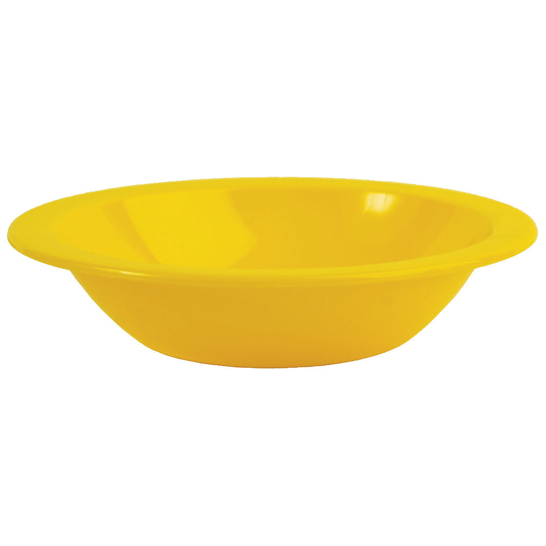 Bowl Oatmeal 6\" Polycarb. Yellow