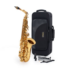 Elkhart 100AS student Eb alto saxophone outfit
