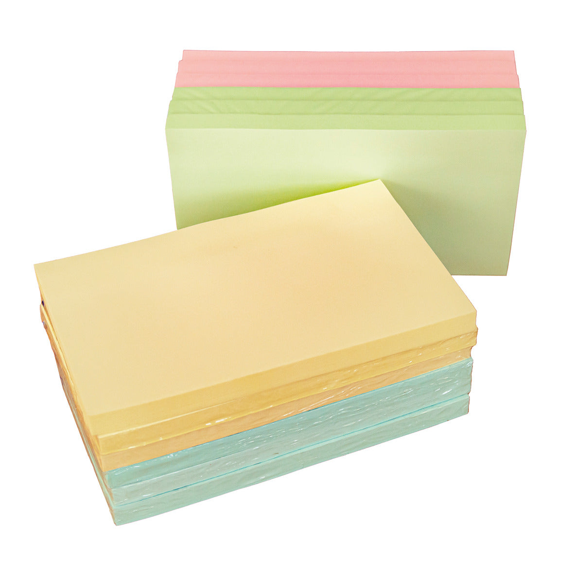 Notes Sticky Rainbow 76X127 Pk12