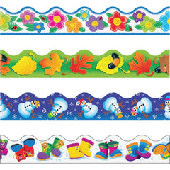 SCO TRIMMERS DIE CUT FOUR SEASONS 1M 12PC