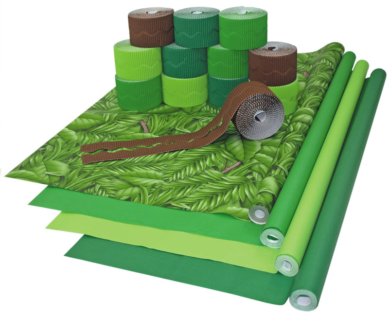 SCO DISPLAY PAPER ROLLS & BORDERS STOCKROOM ASSORTMENT PACK 1218MMX15M FORSET 16PCS -Min Qty 1