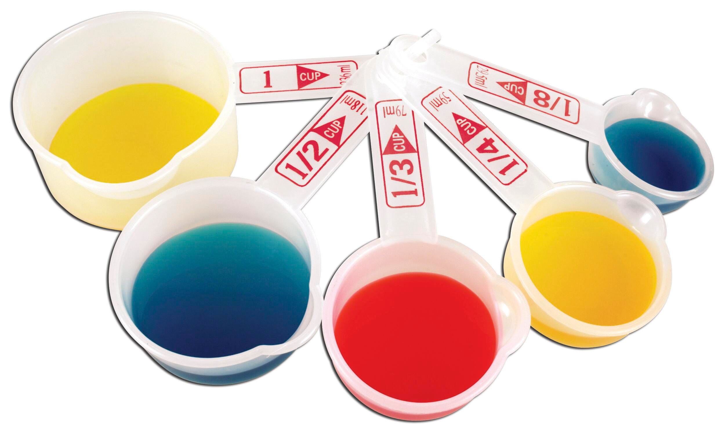 MEASURING CUPS- CUSTOMARY + METRIC SCALE