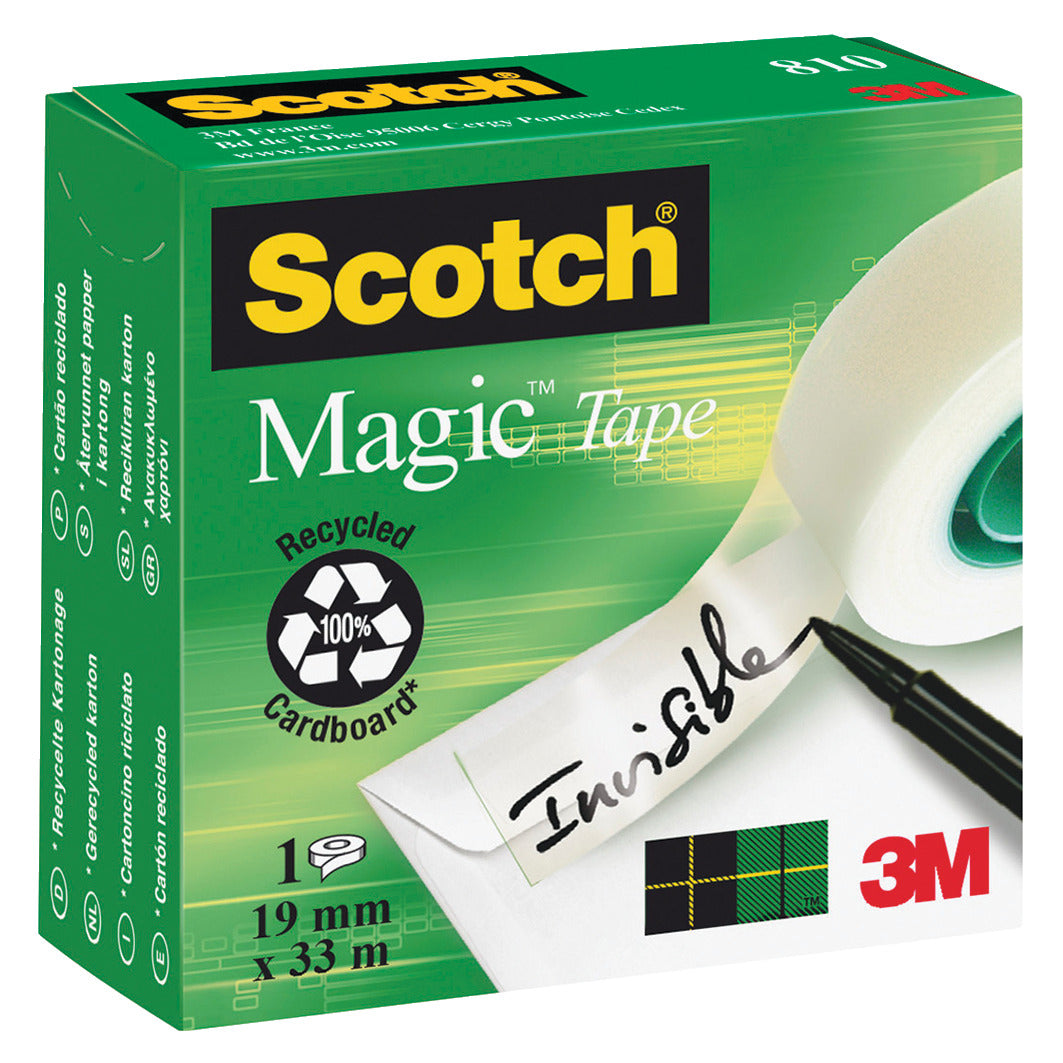 Tape Scotch Magic 19Mmx33Mt Ea. Rol