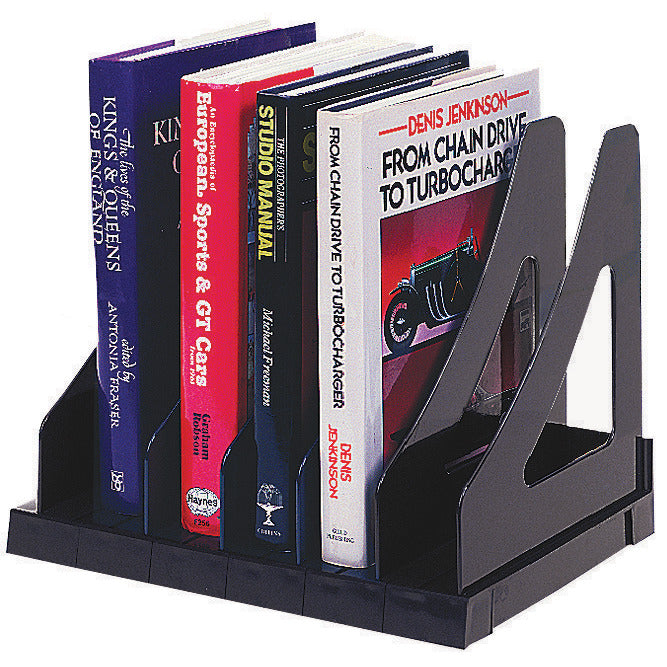 Rack Book Adjustable Black Each