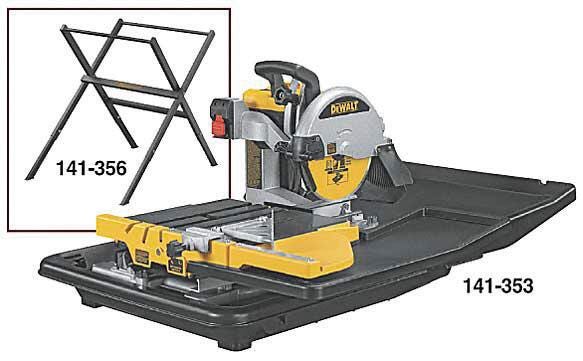 D24000 HD 10 INCH WET TILE SAW