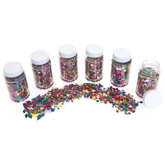 SCO SEQUINS SHAKERS CLASSPACK ASSORTED 100ML 6PCS -Min Qty 6