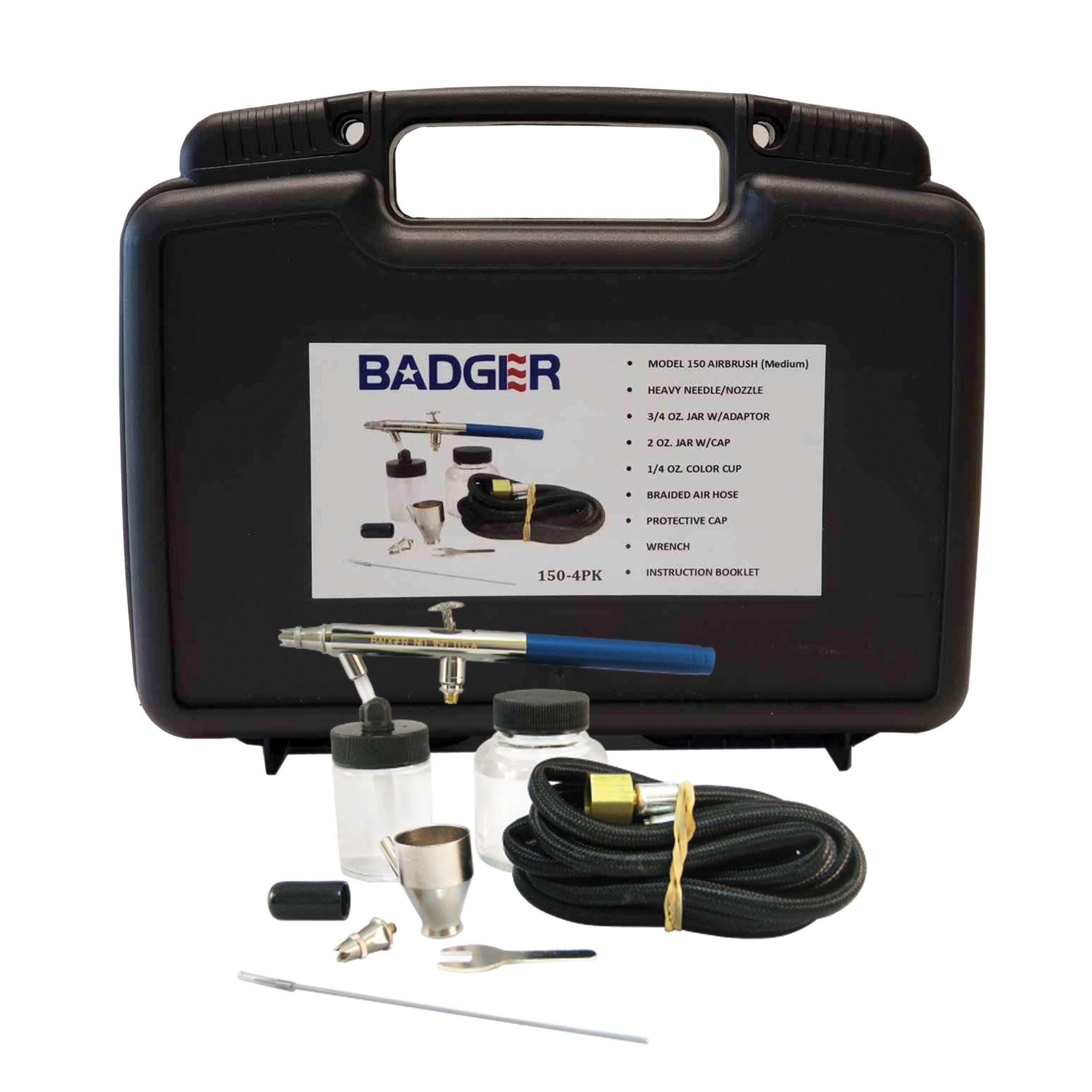 AIR BRUSH SET DOUBLE ACTION SIPHON FEED 150 BA1504