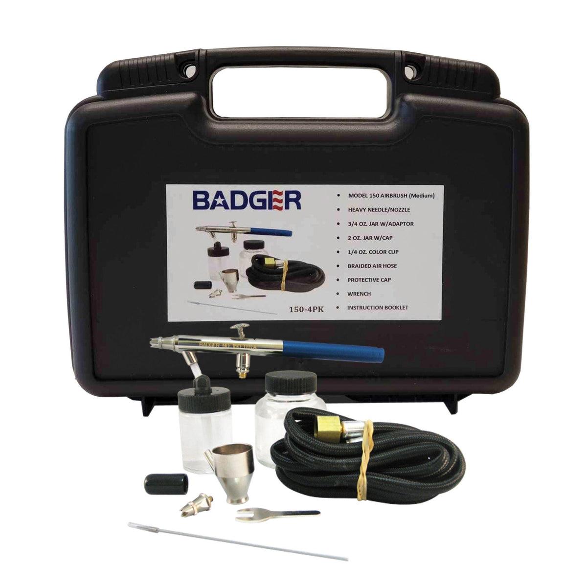 AIR BRUSH SET DOUBLE ACTION SIPHON FEED 150 BA1504