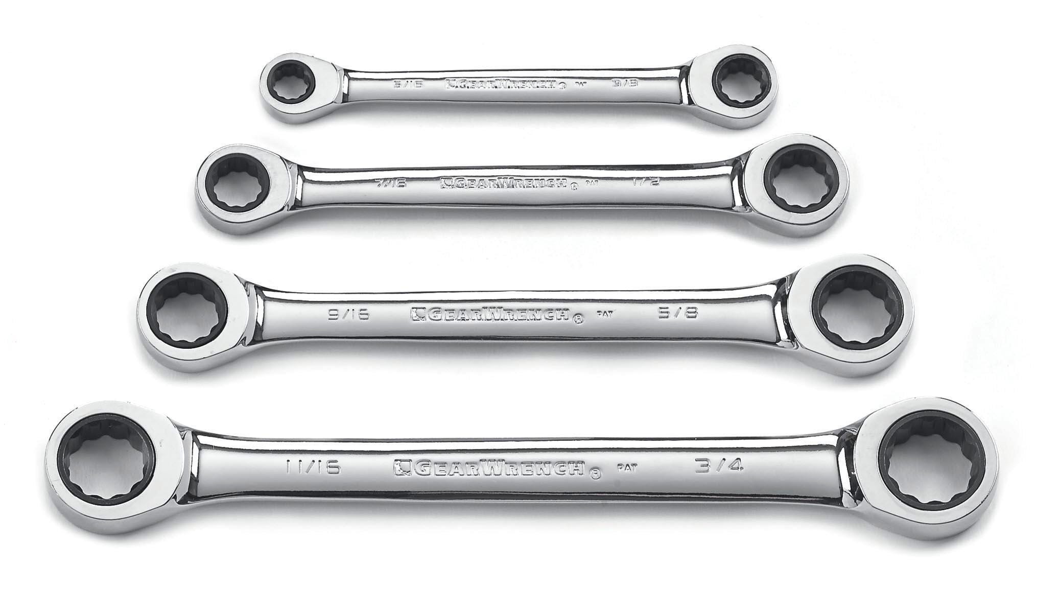 4-PC SAE DOUBLE BOX GEARWRENCH
