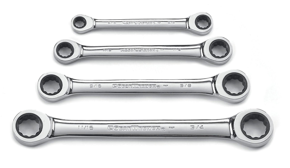 4-PC SAE DOUBLE BOX GEARWRENCH