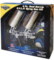 4-PC HVLP SPRAY GUN KIT AND 6 INCHES