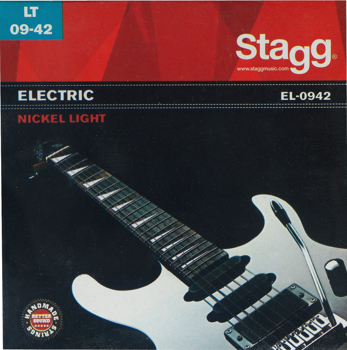 Stagg entry level electric guitar strings - Light