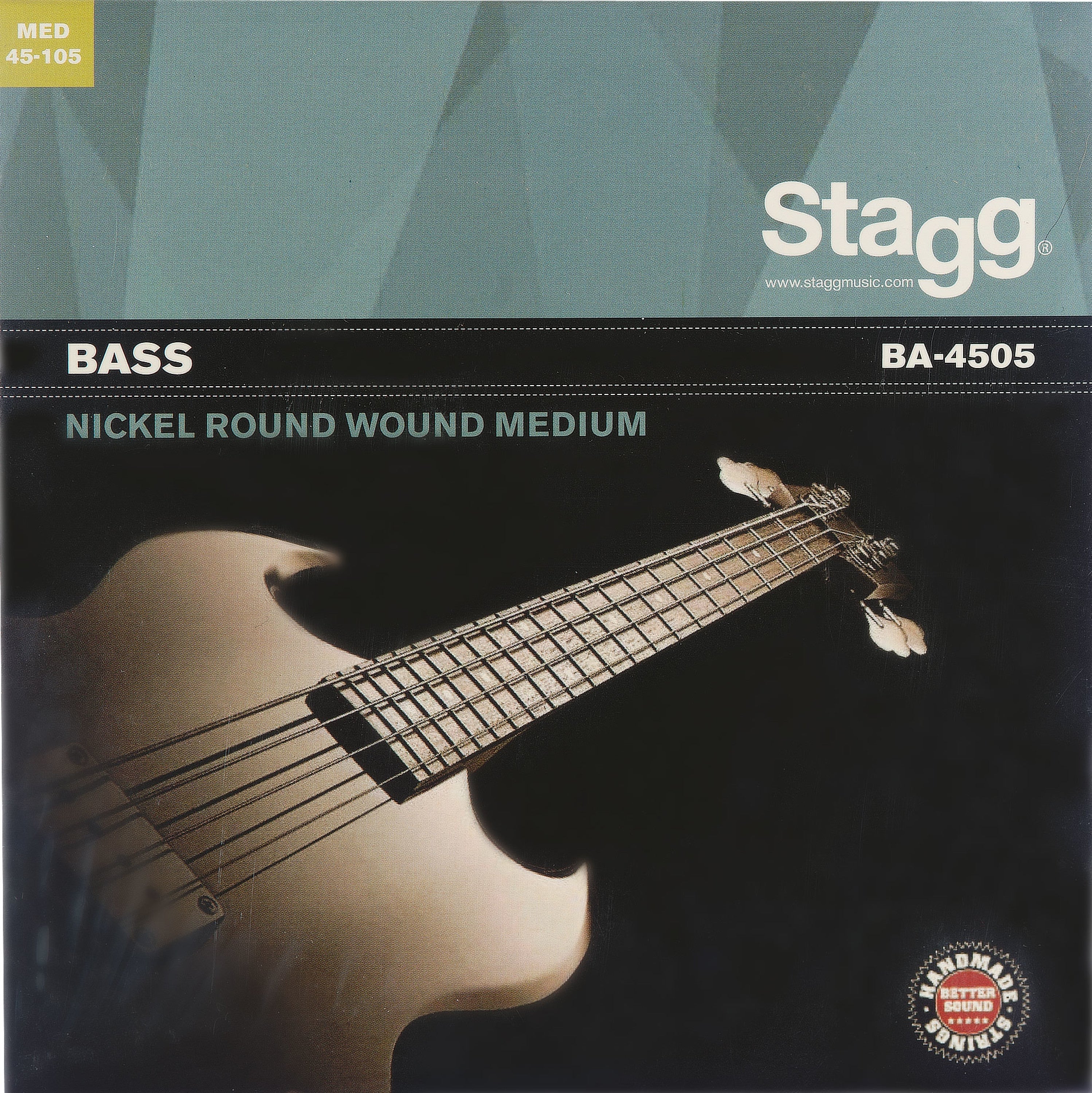 Stagg entry level bass guitar strings - Medium
