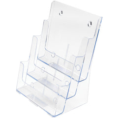 HOLDER MAGAZINE 3-TIER 9-1/2X8X12-5/8 IN CLEAR DEF77301