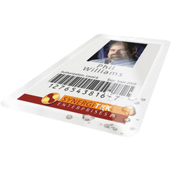 LAMINATING POUCH - BADGE ID SIZE - 2-14/25 X 3-3/4 INCH - 7MIL - PACK OF 100