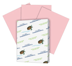 PAPER COPY COLOR 8.5X11 IN 20 LB PINK HAM103382 500 SHTS