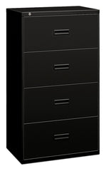 FILE LATERAL 4-DRWR W/LOCK 30X19.25X53.25 BLK BSX434LP