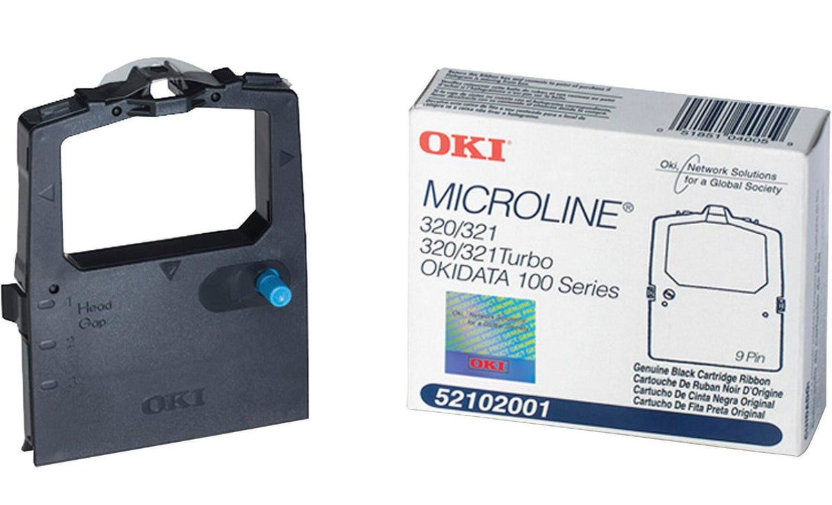RIBBON INK OKIDATA OKI52102001 BLACK