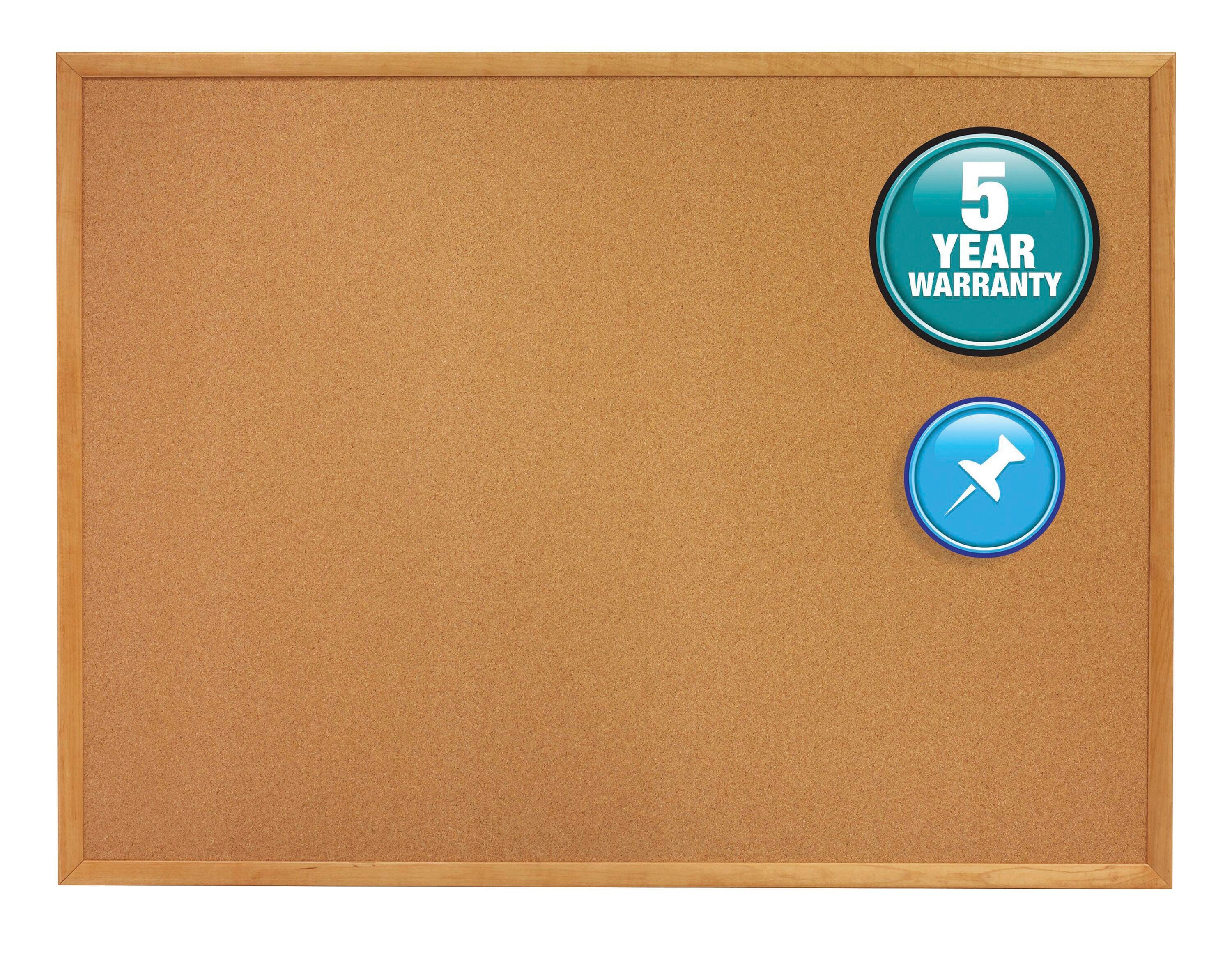 BOARD BULLETIN 36 X 24 OAK