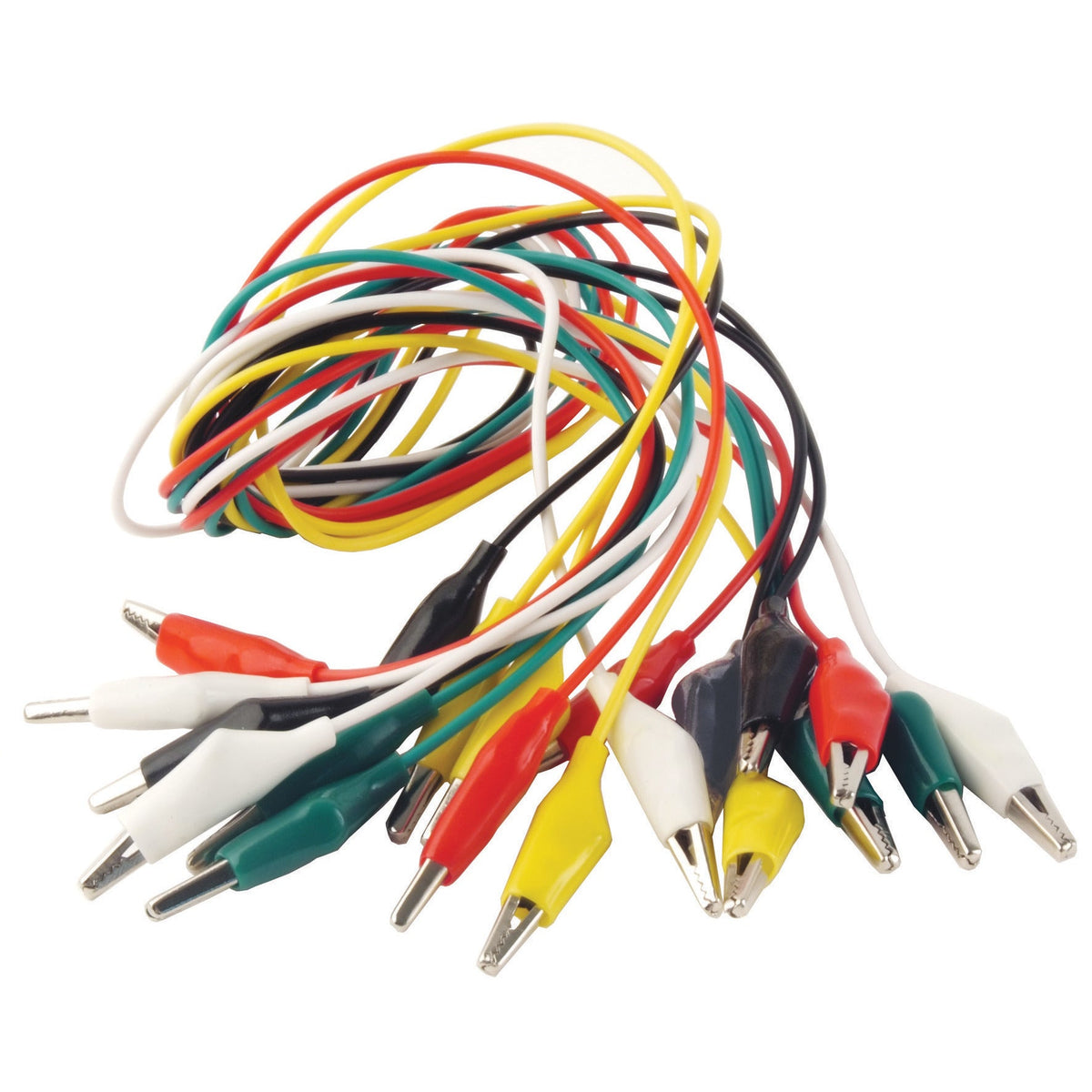 Crocodile Lead Insulated 5 Col. Pk10