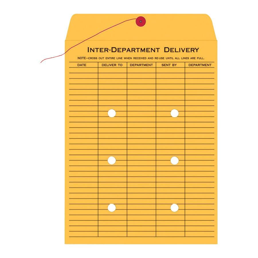 ENVELOPE INTERDEPARTMENT 9X12 IN QUA63462 BX OF 100