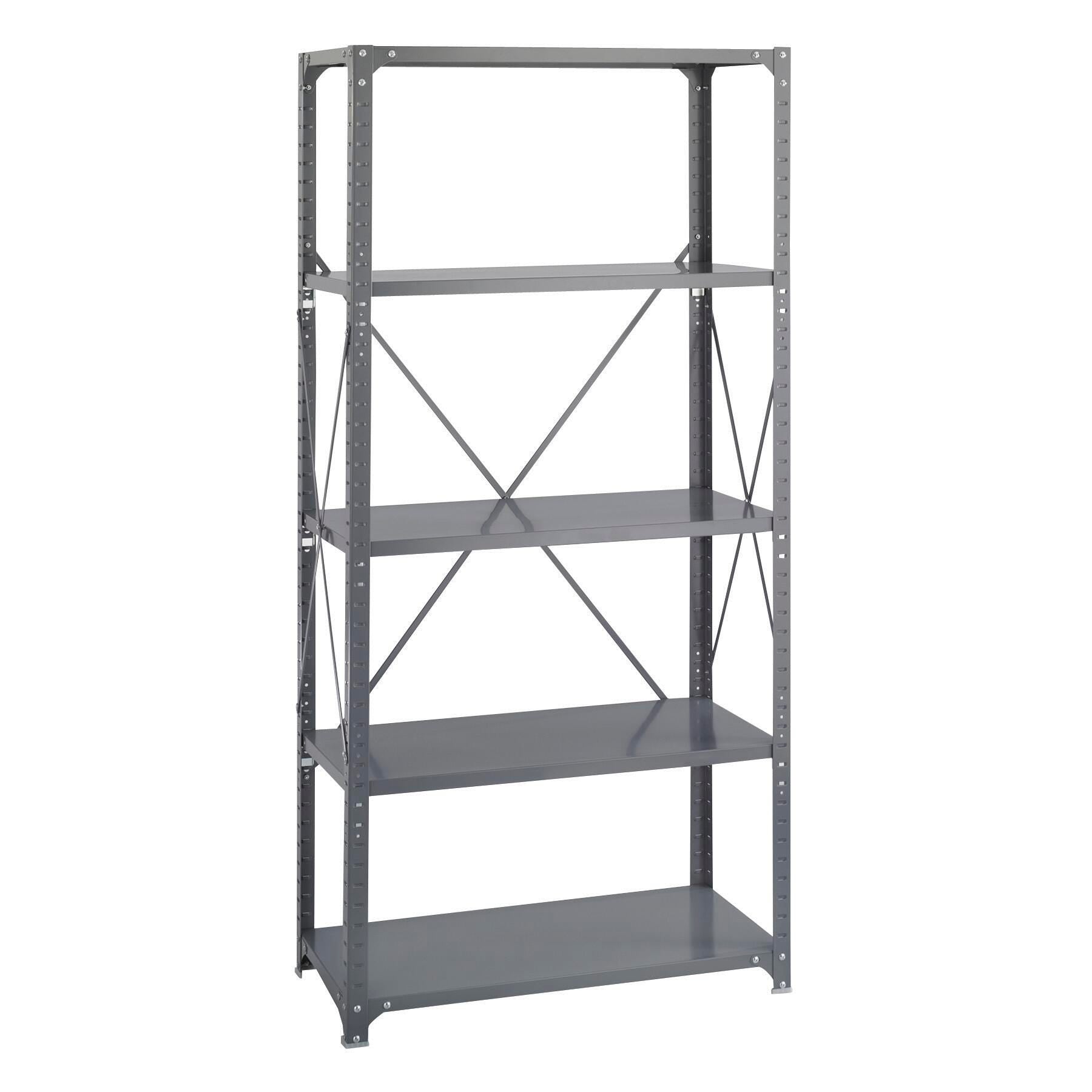 COMMERCIAL SHELVING 36X18 5 SHELF