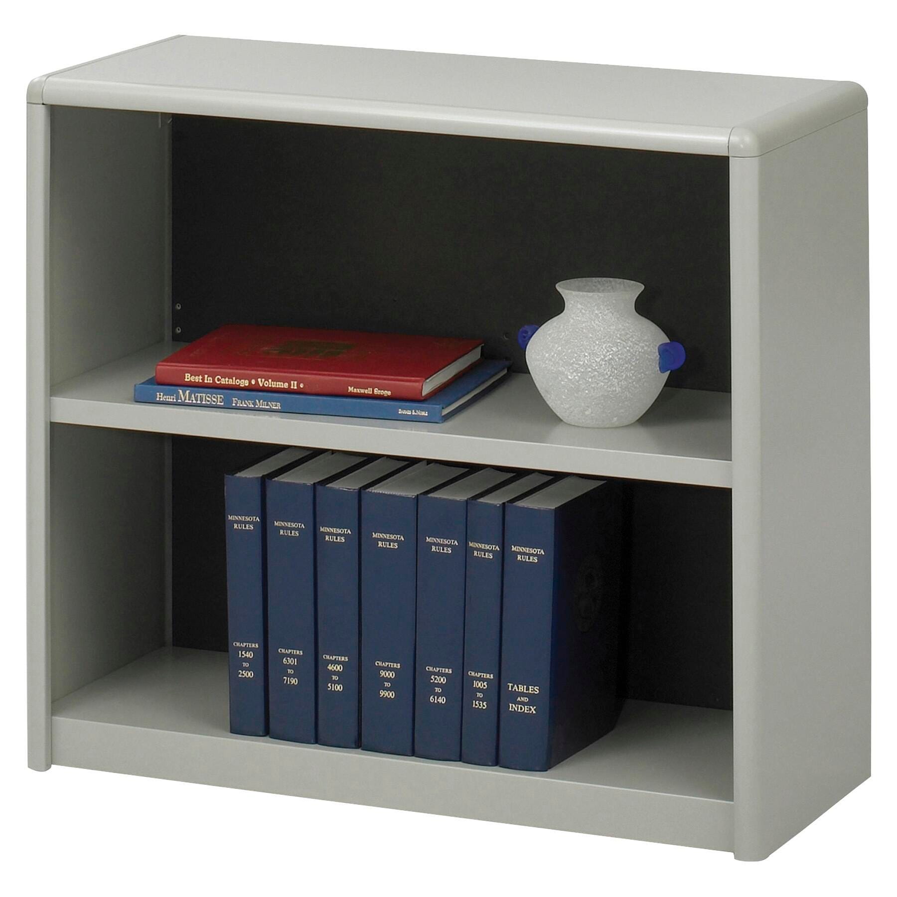 BOOKCASE 2SHF 28 H GY