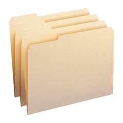 FILE FOLDER LETTER 1/3 LEFT MANILA PK OF 100 SMD10335