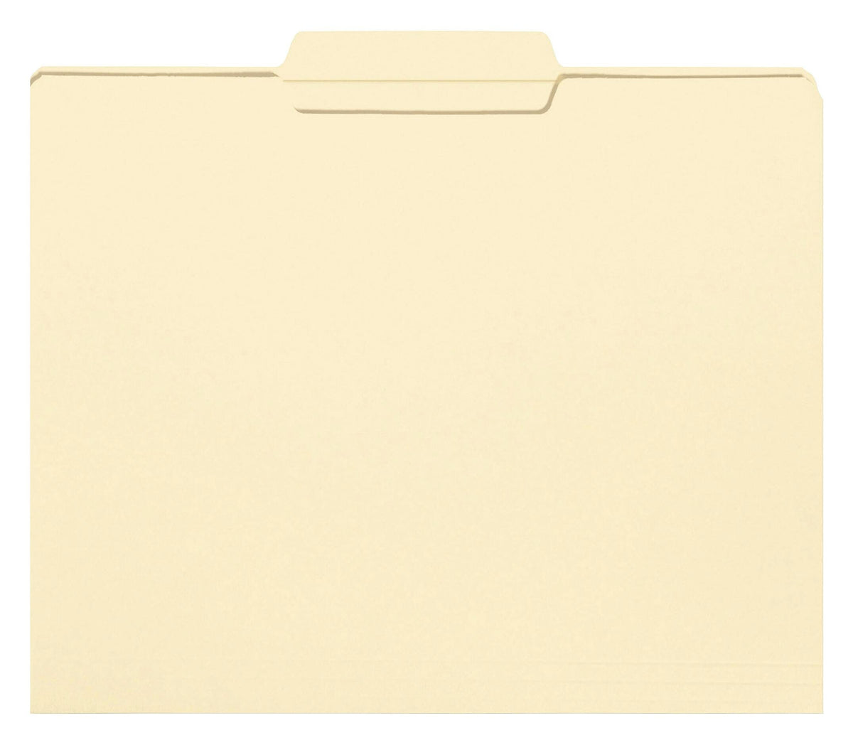 FILE FOLDER LETTER 1/3 CENTER MANILA PK OF 100 SMD10336