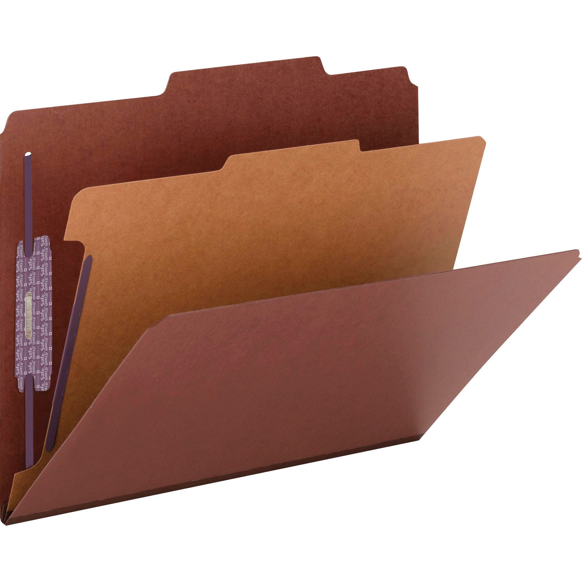 CLASSIFICATION FOLDER LETTER 2 IN EXP 1 DIVIDER RED PK OF 10 SMD13775