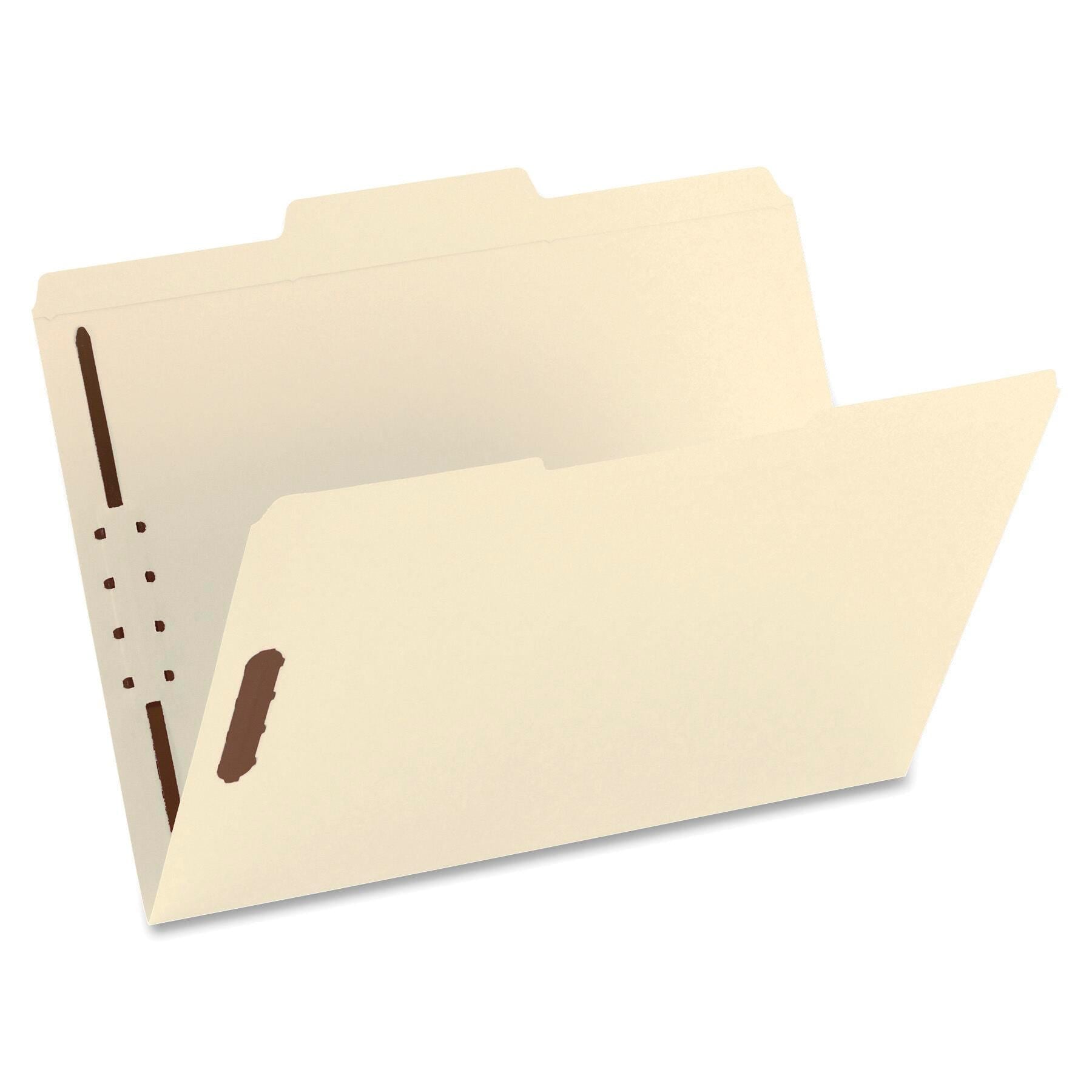 FASTENER FOLDER LETTER 1/3 CUT K STYLE PK OF 50 SMD14537