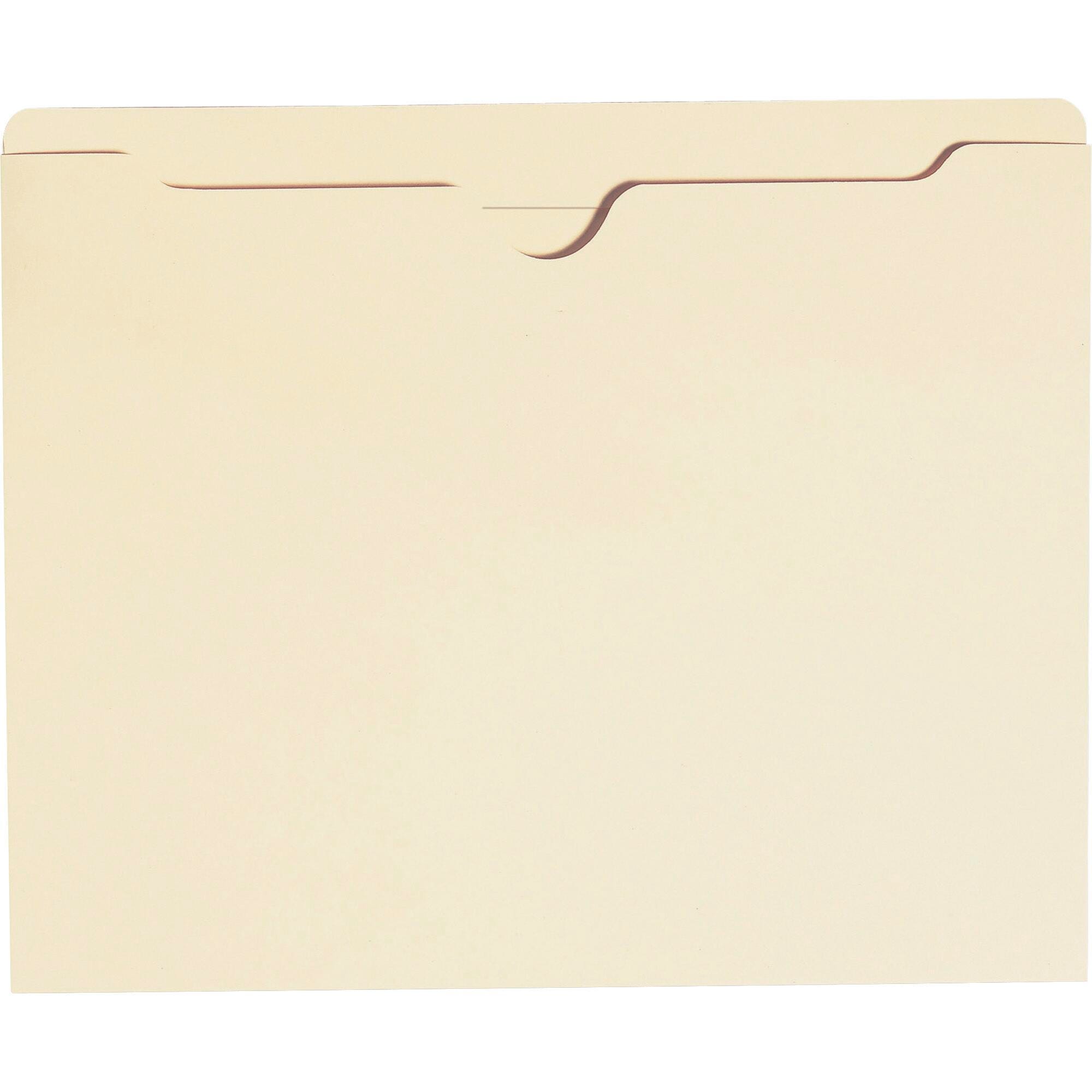 FILE JACKET REINFORCED LETTER FLAT MANILA PK OF 100 SMD75500