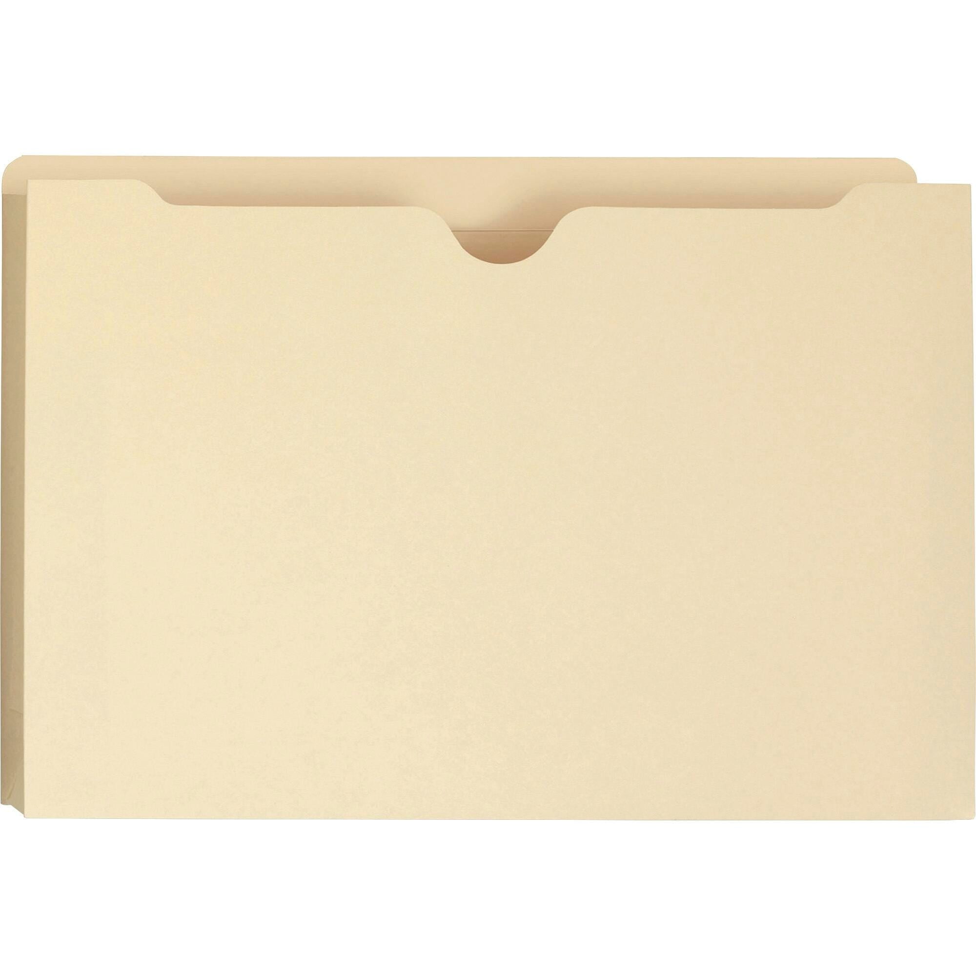 FILE JACKET REINFORCED LEGAL 2 IN EXP MANILA PK OF 50 SMD76560